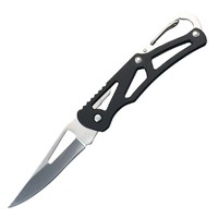 Couteau pliant multifonction en acier inoxydable, lame de 5,5 cm, pour peler les fruits, portable, pour le camping, la survie, mini porte-clés