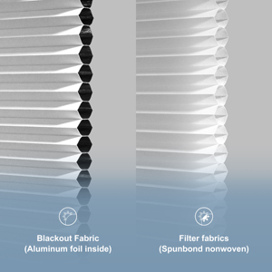 Rèm cửa thông minh không cần dụng cụ, không cần khoan, lắp đặt rèm tổ ong không dây, rèm cản sáng - Product Image 5