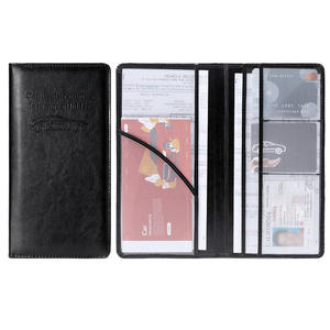 Estuche organizador de cuero para el registro y seguro de coche, porta tarjetas de identificación y documentos - Product Image 6