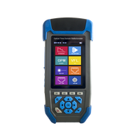Mini réflectomètre de domaine temporel optique portable 3302S OTDR avec écran tactile, VFL, wattmètre et source lumineuse