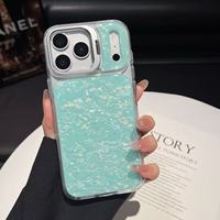 Casing Transparan Warna Gradasi Anti Benturan untuk Seri Samsung untuk iPhone 18 17 16 15 14, Mendukung Pengisian Daya Nirkabel dan Magnetik