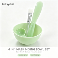 Ensemble de bols à masque facial en silicone Beauty Planet, écologiques, pour cosmétiques, spa beauté, mélange de masques faciaux, ensemble de bols à masque facial pour femme