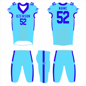 Personalisiertes, individuelles Logo, Sublimationsdruck, grünes College-American-Football-Trikot, hochwertige, modische Jugend-American-Football-Uniform - Product Image 5