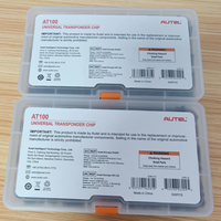 Puce Transpondeur Autel AT100 Utilisée avec XP200 XP400 XP400PRO Compatible avec les Outils de Programmation de Clés Autel KM100 IM508S IM608S II