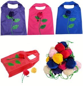 Ulikeke Reusable Grocery Bag Foldable Polyester Tote Grocery Carry Bag Custom Logo 190t Polyester Foldable Shopping Bag - Product Image 4