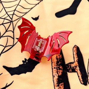 Pinzas de Pelo Creativas con Forma de Murciélago Gótico para Halloween, Accesorios Divertidos para el Cabello para Fiestas y Festivales, Cosplay Europeo y Americano - Product Image 4