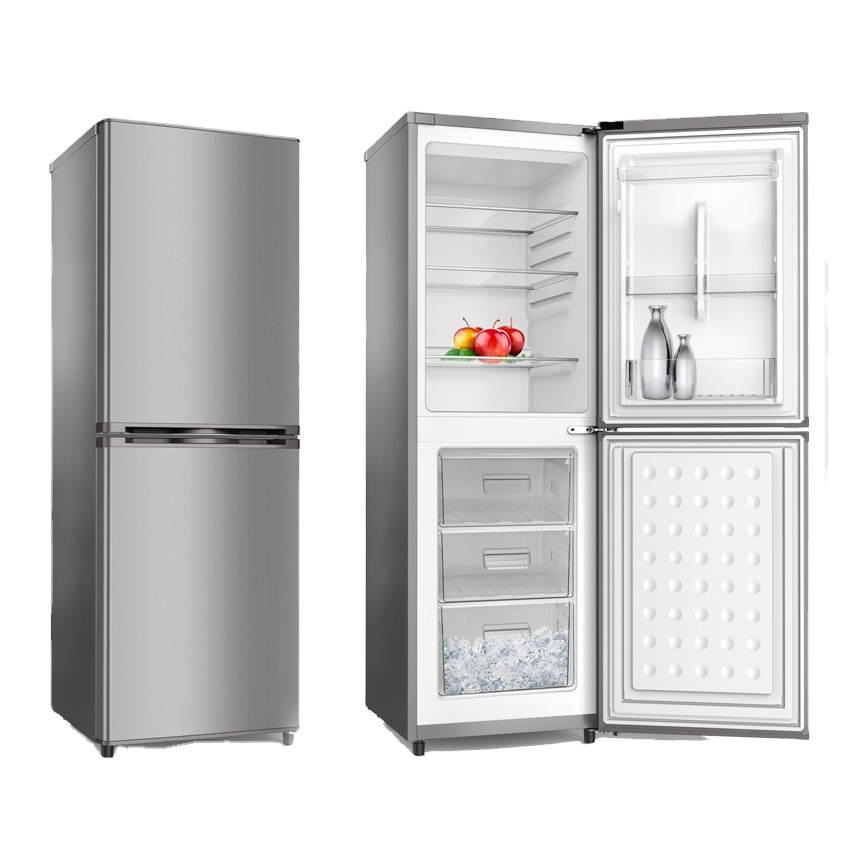 Refrigerador personalizado de fábrica, refrigerador de doble puerta para el hogar, 212L, 7,48 pies de cu.ft