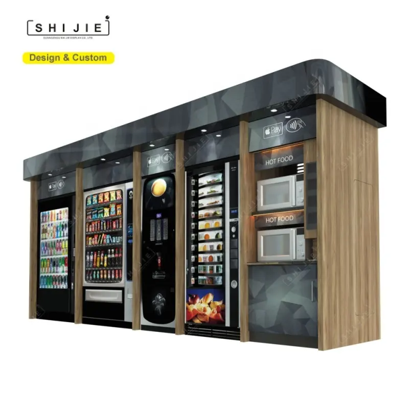 Distributore automatico di birra self-service 24 ore distributore automatico di snack e bevande combinato distributore automatico di acqua leggera a LED