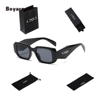 Boyarn Lunettes de soleil de luxe, lunettes de soleil de marque célèbre, montures carrées et rectangulaires tendance, lunettes de soleil en gros, logo personnalisé