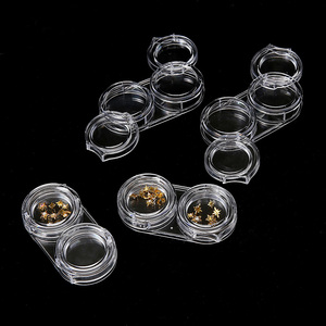 Boîte de rangement vide pour nail art à 6 couches et 12 compartiments, conteneur de paillettes cosmétiques DIY, organisateur de manucure pour salon, support d'accessoires et outils - Product Image 6