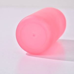 Gobelets en plastique colorés en forme de canette de 16 oz, recyclables, avec couvercle en PP et paille, pour emballage UV DTF, expédiés depuis l'entrepôt américain - Product Image 4