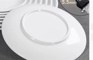 Grandes quantités d'assiettes et de tasses en mélamine - Plastique, 6/7/8/9/10/11/12 pouces - Product Image 5