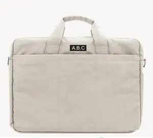 Modern Casual Black Polyester Laptop Briefcase Shoulder Bag for Women and Men for Office Students <strong>Lap</strong> <strong>Tops</strong> - Product Image 1