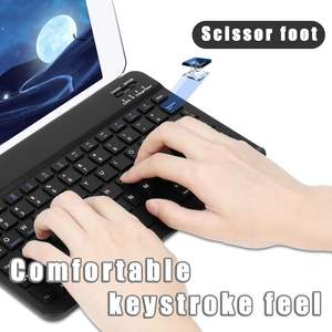 Mini Rechargeable Ergonomic bluetooth Keyboard and <b>Mouse</b> Klavye <b>Mouse</b> Wireless Keyboard and <b>Mouse</b> Combo <b>for</b> Tablets <b>Computer</b> - Product Image 6