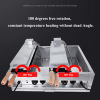110V 220V électrique poisson forme gaufrier Double face électrique chauffage gaufre cuisson Machine japonais Taiyaki faisant la Machine