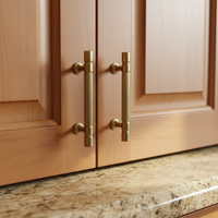 Poignées de meuble modernes en alliage de zinc Goo-Ki pour commode de chambre, armoire, cuisine et salon |   Bouton de quincaillerie de meubles durable