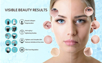 2026 Hot Selling Hydra Oxygen Facial Machine with Multifunctional Hydradermabrasion ABS Material Home Use