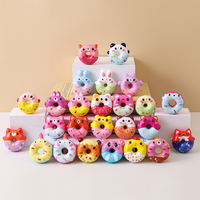 JK Wholesale Simulated Donut PU Foam Stress Relief Decompression Ball Squishy Squeeze Toys Unisex