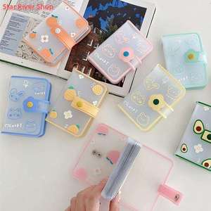 Porta Tarjetas Kpop, Mini Álbum <span class=keywords><strong>de</strong></span> Fotos <span class=keywords><strong>de</strong></span> Ídolos, Estuche para Tarjetas <span class=keywords><strong>de</strong></span> Crédito, 3 Pulgadas, PU Ecológico, Impermeable, Portátil, Colección para Fans - Product Image 1