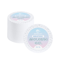 Gel UV LED de renforcement grande capacité, non toxique, pour modelage 3D, sculpture, fleurs, nail art DIY, végétalien, longue durée