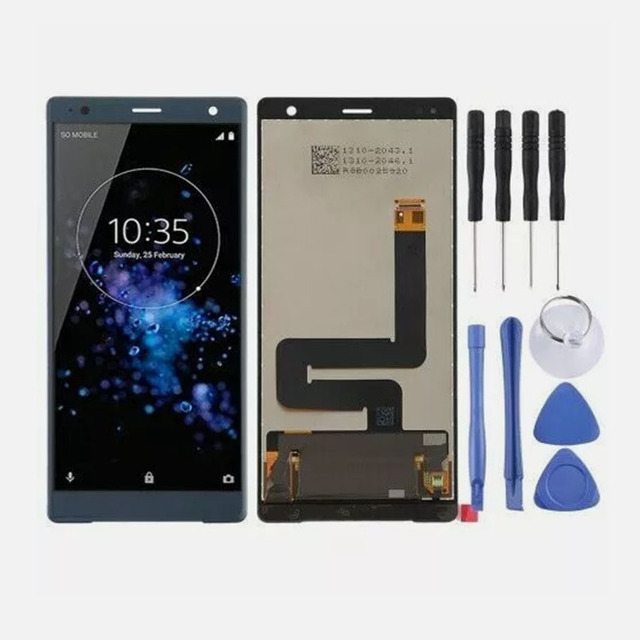 Blue XZ2 LCD Screen for Sony Xperia Display Touch Screen Digitizer Full Assembly Replacement
