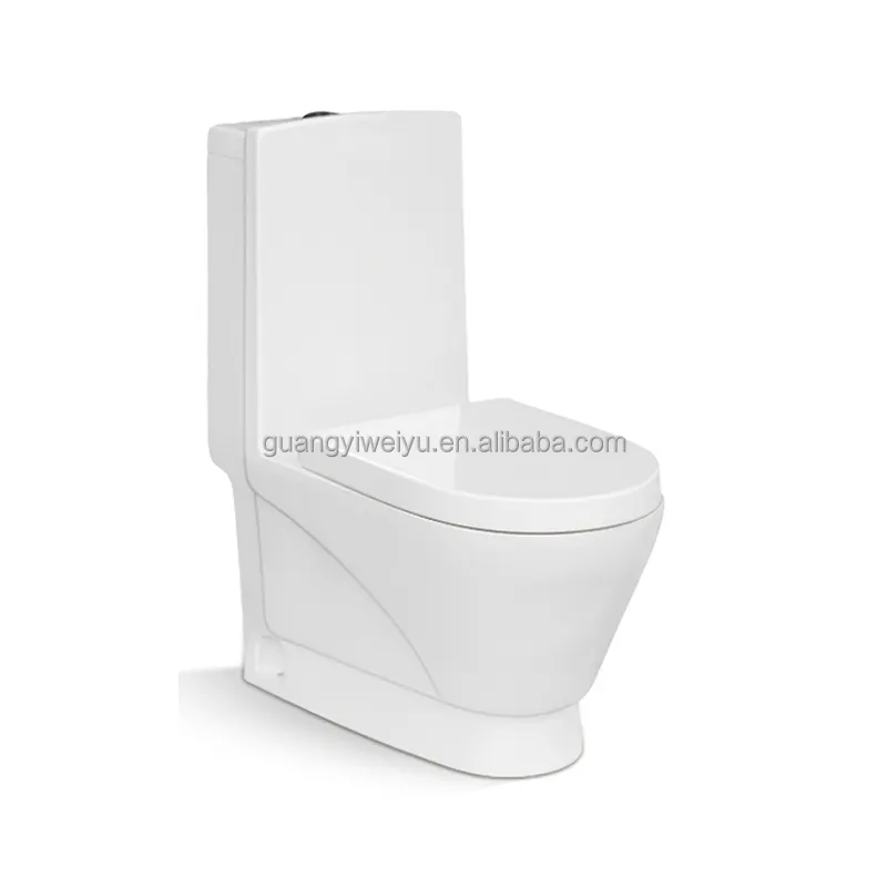 Ethiopia popular Golden Dragon water closet S-trap One-piece toilet seat for Ehiopia
