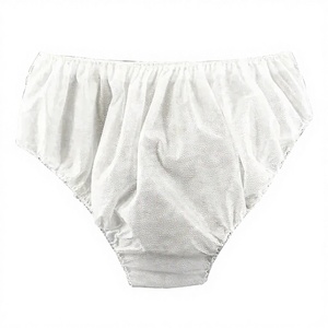 Braguitas Desechables Transpirables de Tela No Tejida <span class=keywords><strong>para</strong></span> Mujeres y Hombres, <span class=keywords><strong>para</strong></span> Viajes de Negocios, Spa, Sin Necesidad de Lavado, Ropa Interior <span class=keywords><strong>para</strong></span> <span class=keywords><strong>la</strong></span> Menstruación - Product Image 2