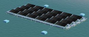 Tecnología de panel solar flotante Flotadores solares Sistema de panel solar flotante Paneles solares Proyecto de panel solar flotante de mar - Product Image 2