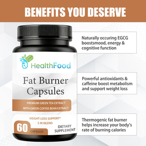 OEM ODM Garcinia Cambogia Fat Burning Capsules with Raspberry Ketones and Green Tea Extract for Weight Management Support - Product Image 5