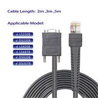 Cable Personalizado de Escáner de Código de Barras 3M RS232 a RJ45, USB a RJ45 para Symbol Moto Zebr LS2208 DS2208 LS4208 LS4478 DS9208 DS3578