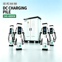 Estación de Carga Rápida DC Dividida de 240KW, 360KW, 480KW, Cargador Comercial para Vehículos de Nueva Energía, Punto de Carga para Coches Eléctricos