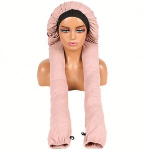 Gorros para Dormir 2 en 1, Protección para Cabello Largo y Trenzas, Gorro Ajustable, Regalo Promocional - Product Image 1