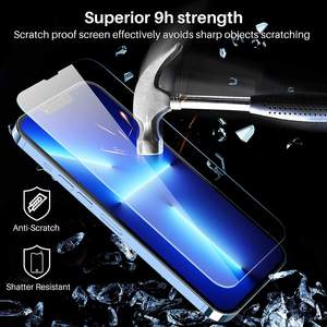 ฟิล์มกันรอยหน้าจอแบบกำหนดเองจากผู้ผลิต พร้อมอุปกรณ์ติดตั้งง่าย สำหรับ iPhone 15 16 Pro Max กระจกนิรภัย 9H HD พร้อมกรอบติดตั้งง่าย - Product Image 2