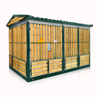 Transformator Onderstation/Compacte Onderstation Metalen Kiosk En Lage Voltage Distribution Board/ Medium Voltage Schakelapparatuur