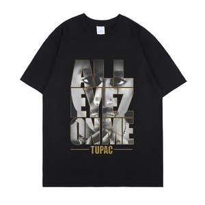 Spedizione Gratuita T-shirt da Uomo con Stampa Rapper alla Moda, Stampa Digitale 3D R.I.P, Oversize in Maglia a Maniche Corte Casual - Product Image 2