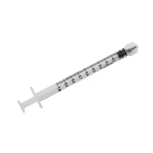 Seringa médica descartável de alta qualidade 1cc 1ml Luer Lock sem agulha