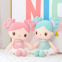 Songshan jouets faisant ses propres poupées conception personnalisée peluche princesse OEM mignon peluche danse Ballet chiffon poupée cadeau d'anniversaire filles