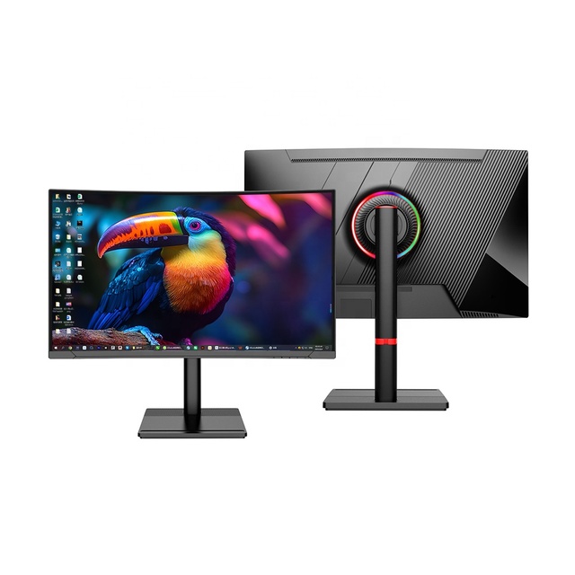 OEM Desktop PC Computer Display 23.8" 27 32 34 Inch Curved Screen 120Hz 144Hz 165Hz LED LCD 2800R Curved Anti-Blue Light Monitor