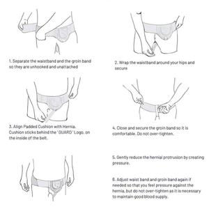1PC Hernia <b>Belt</b> Truss for Inguinal Sports Hernia Support Brace Pain Relief Recovery Strap with 1 Removable Compression Pad Herni - Product Image 6
