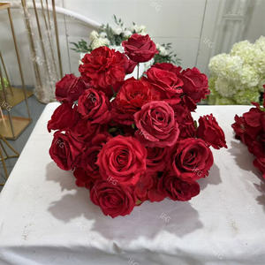 متجر IFG بالجملة لزهور الزفاف، ترتيبات كرات الزهور الفاخرة من الورود الحمراء، مستلزمات الزهور - Product Image 3