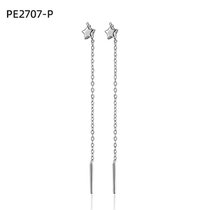 ต่างหูแฟชั่น DE HILO เครื่องประดับ PE2707 สำหรับผู้หญิงคุณภาพสูง - Product Image 3
