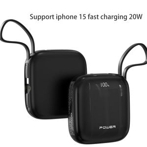 Super Mini PD35W Power Bank With LED Display 10000Mah High Dual Cable 35W PPS Charging Compact Design and LI-Polymer <b>Battery</b> - Product Image 2