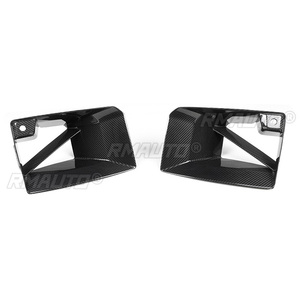 Real Dry Carbon Fiber Front Bumper Air Vent Cover Trims Cover <b>for</b> BMW M2 G87 2023-IN MP Style Fog Lamp <b>Mesh</b> <b>Grill</b> Body Kits - Product Image 2