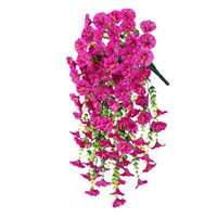 Fleurs artificielles en soie en vrac, type volubilis, résistantes aux UV, design biophilique pour projets de construction commerciale
