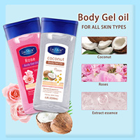 Gel corporel hydratant, éclaircissant, exfoliant et adoucissant à l'huile d'argan bio et à la vitamine C, 200 ml, VE Carotte.