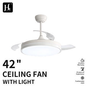 Fashion Style 42-Inch LED <b>Ceiling</b> <b>Fans</b> <b>with</b> <b>Light</b> 3 Blades Silent Belt <b>Remote</b> <b>Control</b> 70W <b>Light</b> Source ABS Body DC Motor - Product Image 3