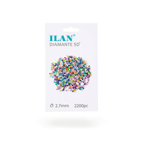 Strass ILLAN Diamante 5D 2.7mm 2200pz Colori Misti per Diamond Painting - Product Image 2