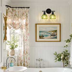Appliques murales modernes pour <span class=keywords><strong>salle</strong></span> <span class=keywords><strong>de</strong></span> <span class=keywords><strong>bain</strong></span>, 2 lumières, noires, avec verre transparent, pour miroir <span class=keywords><strong>de</strong></span> <span class=keywords><strong>salle</strong></span> <span class=keywords><strong>de</strong></span> <span class=keywords><strong>bain</strong></span>, salon, chambre à coucher - Product Image 6