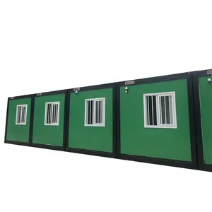 공장 도매 맞춤형 빠른 조립 플랫 팩 큐비 하우스 컨테이너 표준 치수 조립식 모듈 식 주택