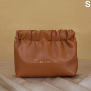 Bolsa de Almacenamiento de Cosméticos Portátil de PU, Organizador de Joyas y Llaves, Mini Bolsa Simple para Lápiz Labial y Maquillaje, Almacenamiento Multiusos - Product Image 5